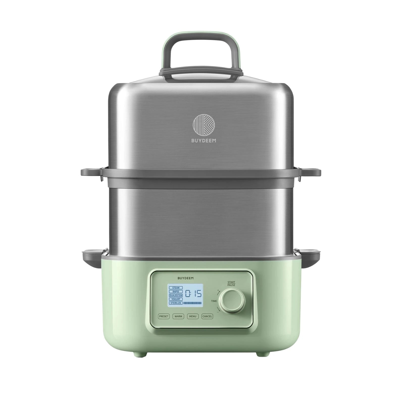 sm-image-b5e6bbc8ee1edeeeec2b84f2 G67 Two-Tier Electric Food Steamer, 14.8QT