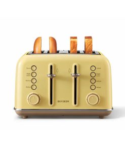 (OPEN BOX) Retro 4-Slice Metal Toaster