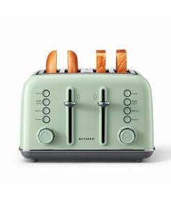 (OPEN BOX) Retro 4-Slice Metal Toaster