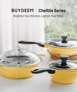 Cast Aluminum Nonstick Frying Pan & Saucepan - Bundle Offer