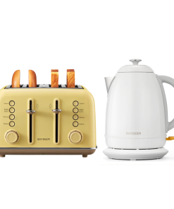 4-Slice Toaster with Electric Kettle