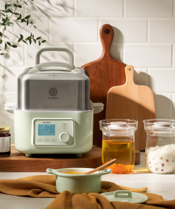 G563 Electric Food Steamer with Ceramic Lunch Box - Bundle Offer