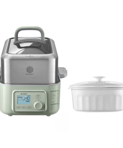 G553 Electric Food Steamer with Ceramic Cocotte - Bundle Offer