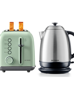 2-Slice Toaster with Electric Kettle