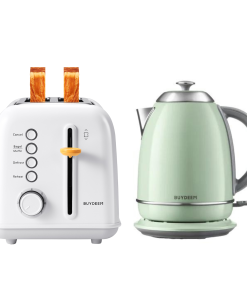 2-Slice Toaster with Electric Kettle