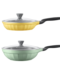 Ceramic Nonstick 2.5QT Frying Pan & Wok - Bundle Offer