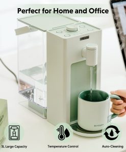 (OPEN BOX) Instant Hot Water Dispenser 3L, Cozy Greenish