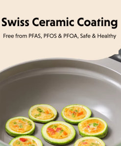 Ceramic Nonstick 3.6QT Frying Pan & Saucepan - Bundle Offer