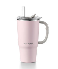 Vacuum Insulated Tumbler with Straw, 25oz