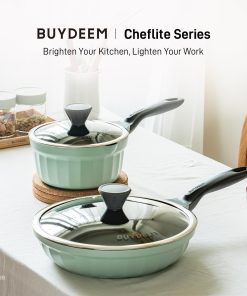 Cast Aluminum Nonstick Frying Pan & Saucepan - Bundle Offer
