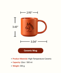 Year of the Horse Limited Edition - Ceramic Mug 12oz/ 350ml