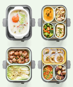 G67 Electric Food Steamer with Ceramic Lunch Box - Bundle Offer